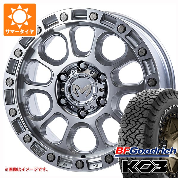 5本セット トヨタ FJクルーザー 10系用 サマータイヤ 2026年製 BFグッドリッチ オールテレーンT/A KO3 LT265/70R17 118/115S ホワイトレター MKW M204 8.0-17 タイヤホイール5本セット｜タイヤ１番