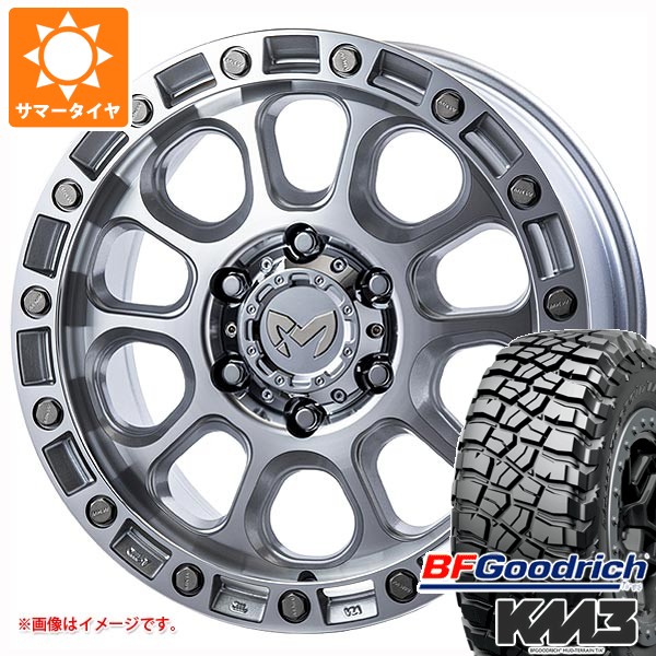 トヨタ ハイラックス 120系用 サマータイヤ BFグッドリッチ マッドテレーンT/A KM3 LT265/65R17 120/117Q MKW M204 8.0-17 タイヤホイール4本セット|タイヤ1番