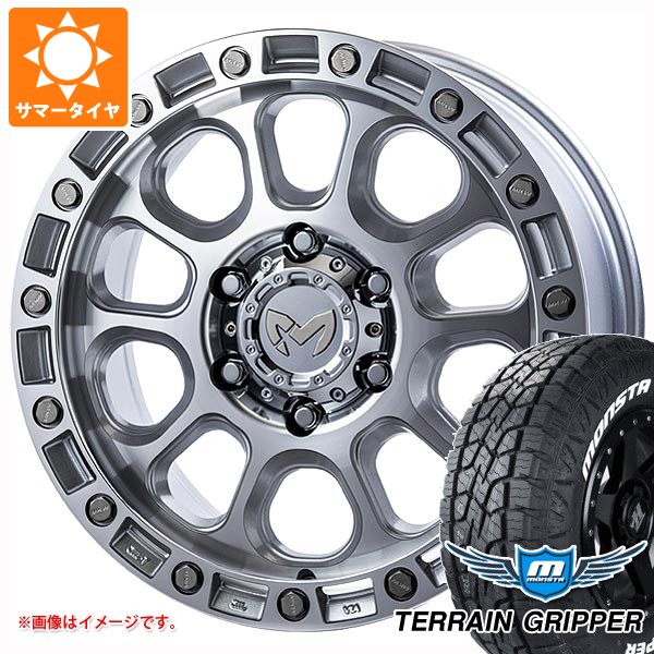 トヨタ FJクルーザー 10系用 サマータイヤ モンスタ テレーングリッパー 265/70R17 115T ホワイトレター MKW M204 8.0-17 タイヤホイール4本セット｜タイヤ１番