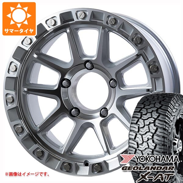 5本セット トヨタ ランドクルーザー70 GRJ76K用 サマータイヤ 2026年製 ヨコハマ ジオランダー X-AT G016 265/70R17 115T ブラックレター MKW M205 8.5-17 タイヤホイール5本セット｜タイヤ１番