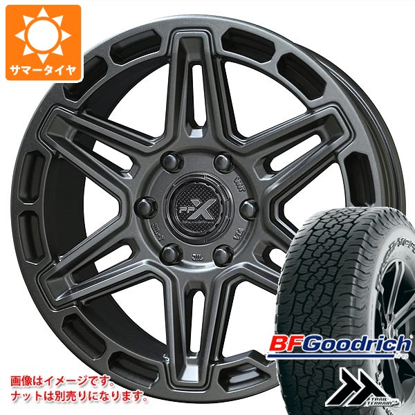 【タイヤ交換対象】トヨタ ランドクルーザー250用 サマータイヤ BFグッドリッチ トレールテレーンT/A 265/65R18 114T アウトラインホワイトレター PPX MK6 8.0-18 タイヤホイール4本セット
