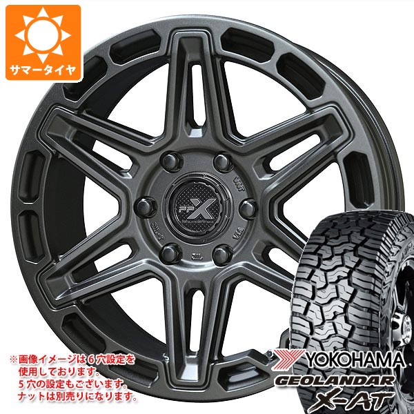 【タイヤ交換対象】ニッサン T31エクストレイル用 2026年製 サマータイヤ ヨコハマ ジオランダー X-AT G016 215/65R16C 109/107Q アウトラインホワイトレター G016A PPX MK6 7.0-16 タイヤホイール4本セット｜タイヤ１番