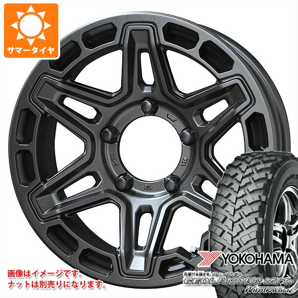 【タイヤ交換対象】スズキ ジムニー用 2026年製 サマータイヤ ヨコハマ ジオランダー M/T+ G001J 195R16C 104/102Q PPX MK6 5.5-16 タイヤホイール4本セット｜タイヤ１番