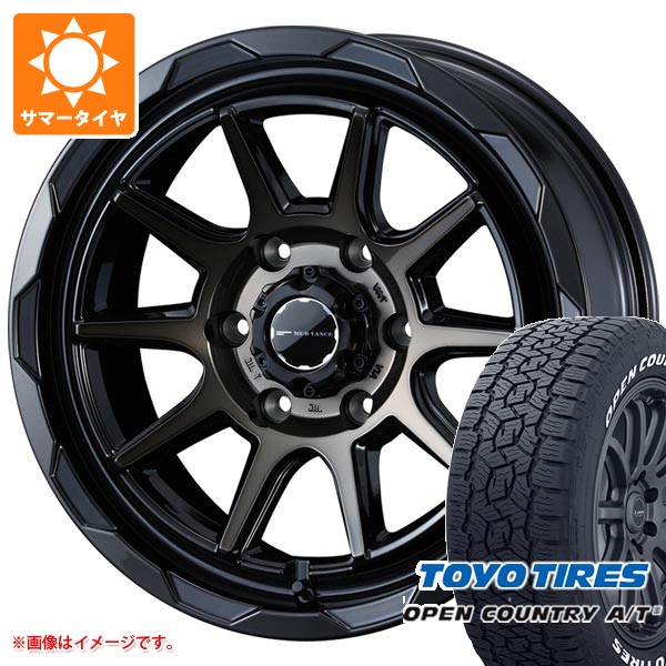 【タイヤ交換対象】トヨタ ランドクルーザー250用 サマータイヤ トーヨー オープンカントリー A/T3 265/65R18 114H ホワイトレター マッドヴァンス06 8.5-18 タイヤホイール4本セット 126,100円