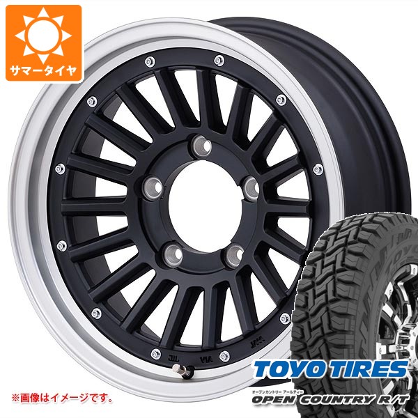スズキ ジムニーシエラ JB74W用 サマータイヤ トーヨー オープンカントリー R/T 235/70R16 106Q ホワイトレター マウンテンフック 6.0-16 タイヤホイール4本セット|タイヤ1番