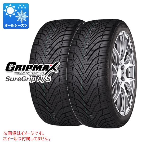 【タイヤ交換対象】2本 オールシーズン 235/55R19 105W XL グリップマックス シュアグリップ A/S GRIP MAX SureGrip A/S