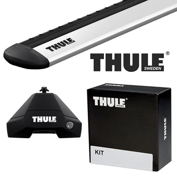 THULE ポルシェ マカン ルーフレールなし 14~ ルーフキャリア取付1台分セット TH7105+TH7114+THKIT5248【沖縄・離島発送不可】|タイヤ1番