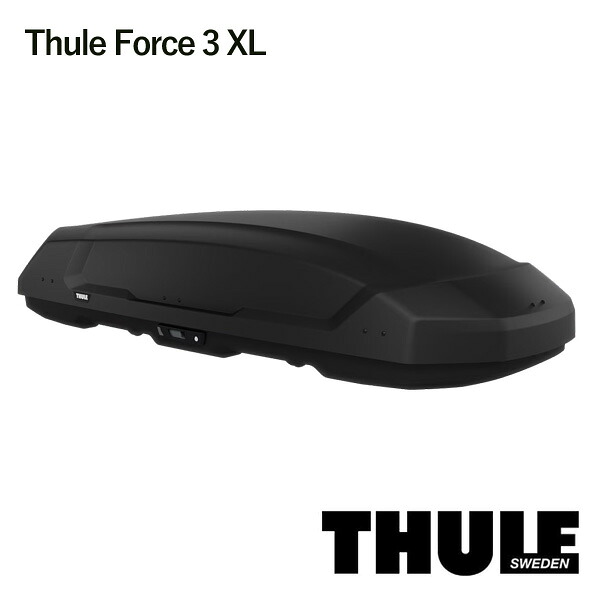 THULE ルーフボックス Force 3 XL ブラックエアロスキン 品番:TH645800 スーリー フォース3|タイヤ1番