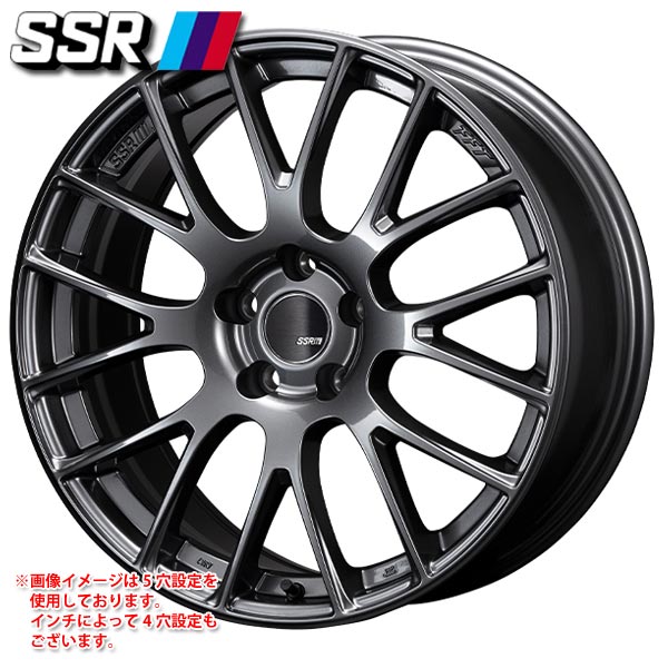 ①SSR GTV01 17インチアルミホイール　２本 SSR SSR GTV01 17インチ 7.0J +50 5-100 グラファイトガンメタ 4本で