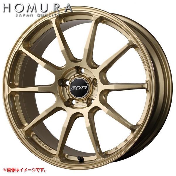 春早割 レイズホムラヒューガhp10 8 0 18 ホイール1本輸入車用homura Hyuga Hp10 輸入車用 正規