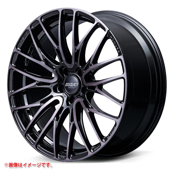 レイズ ホムラ 2x10BD ブラッククリアエディション 9.0-21 ホイール1本 HOMURA 2×10BD BLACK CLEAR EDITION アルファード ヴェルファイア40系