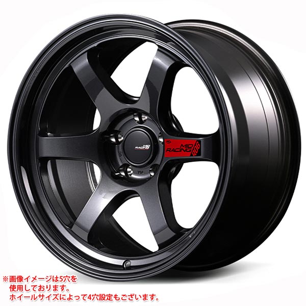 MID レーシング R06 7.0-15 ホイール1本 MID RACING R06
