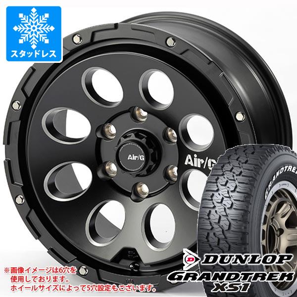 【タイヤ交換対象】スタッドレスタイヤ ダンロップ グラントレック XS1 215/70R16 100/97N ホワイトレター ＆ エアージー マッシヴ 7.0-16 タイヤホイール4本セット215/70-16 DUNLOP GRANDTREK XS1｜タイヤ１番