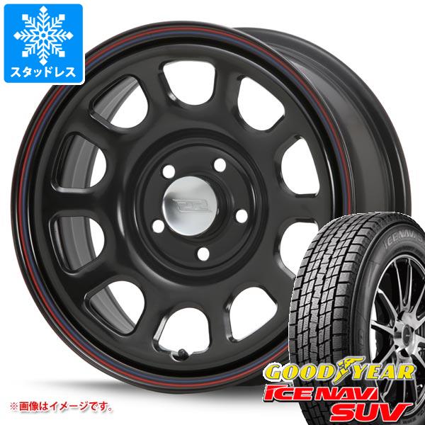 【タイヤ交換対象】スタッドレスタイヤ グッドイヤー アイスナビ SUV 235/70R16 106Q ＆ MLJ デイトナ SS 新型デリカD5対応 7.0-16 タイヤホイール4本セット235/70-16 GOODYEAR ICE NAVI SUV｜タイヤ１番