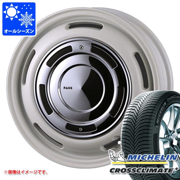 【タイヤ交換対象】タフト LA900系用 オールシーズンタイヤ ミシュラン クロスクライメートプラス 165/65R15 85H XL クリムソン ディーンクロスカントリー 4.5-15 タイヤホイール4本セット