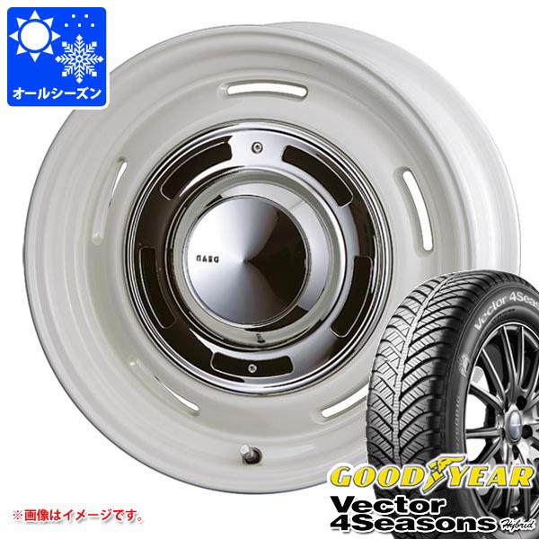 【タイヤ交換対象】ジープ レネゲード BU/BV系用 オールシーズンタイヤ グッドイヤー ベクター 4シーズンズ ハイブリッド 215/60R17 96H クリムソン ディーンクロスカントリー タイヤホイール4本セット｜タイヤ１番