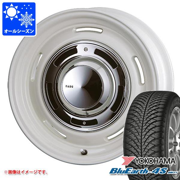 【タイヤ交換対象】ジープ コンパス M624系用 オールシーズンタイヤ ヨコハマ ブルーアース4S AW21 225/60R17 103V XL クリムソン ディーンクロスカントリー タイヤホイール4本セット