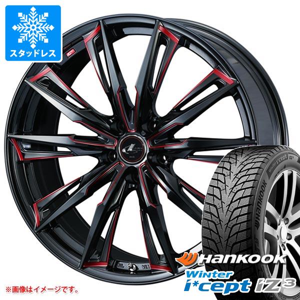 【タイヤ交換対象】スタッドレスタイヤ ハンコック ウィンターアイセプト iZ3 W636 235/50R18 97H ＆ レオニス GX 8.0-18 タイヤホイール4本セット235/50-18 HANKOOK Winter i cept iZ3 W636