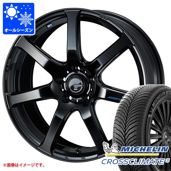 オールシーズン 225/45R17 94Y XL ミシュラン クロスクライメート3 レオニス ナヴィア 07 7.0-17 タイヤホイール4本セット|タイヤ1番