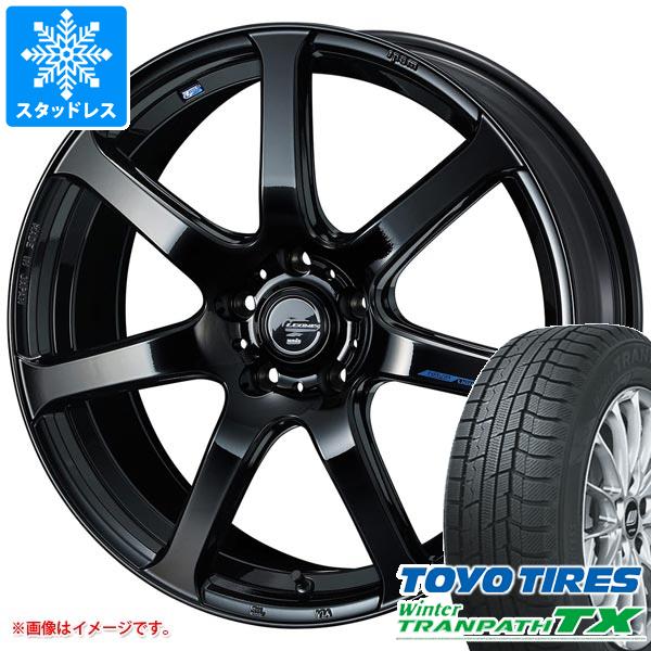 【タイヤ交換対象】スタッドレスタイヤ トーヨー ウィンタートランパス TX 215/50R18 92Q & レオニス ナヴィア 07 7.0-18 タイヤホイール4本セット215/50-18 TOYO Winter TRANPATH TX|タイヤ1番
