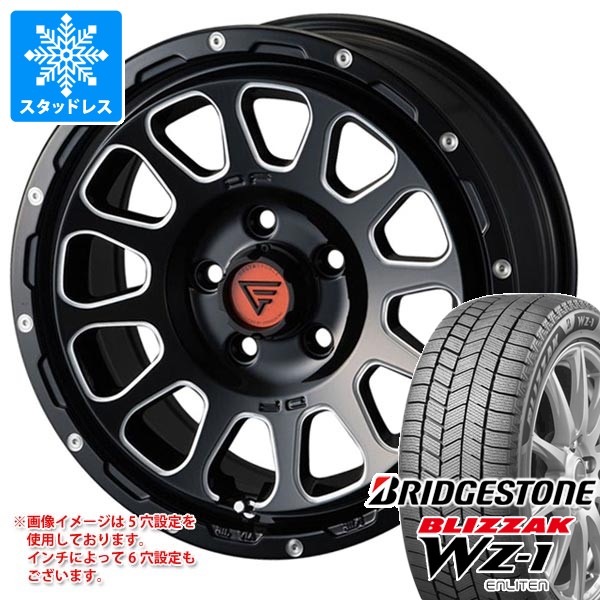 スタッドレスタイヤ ブリヂストン ブリザック WZ-1 265/65R17 112Q 2025年10月発売サイズ & デルタフォース オーバル 8.0-17 タイヤホイール4本セット 265/65-17 BRIDGESTONE BLIZZAK WZ-1|タイヤ1番