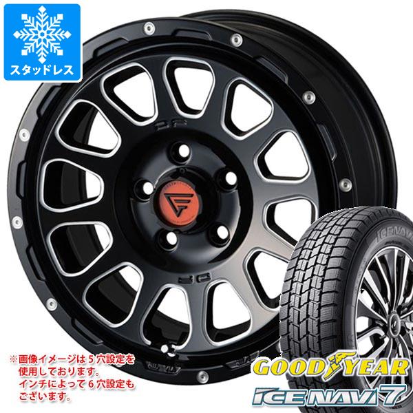【タイヤ交換対象】2026年製 スタッドレスタイヤ グッドイヤー アイスナビ7 225/60R17 99Q & デルタフォース オーバル 7.0-17 タイヤホイール4本セット225/60-17 GOODYEAR ICE NAVI 7|タイヤ1番
