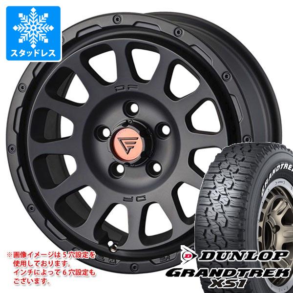 スタッドレスタイヤ ダンロップ グラントレック XS1 215/70R16 100/97N ホワイトレター & デルタフォース オーバル 7.0-16 タイヤホイール4本セット 215/70-16 DUNLOP GRANDTREK XS1|タイヤ1番