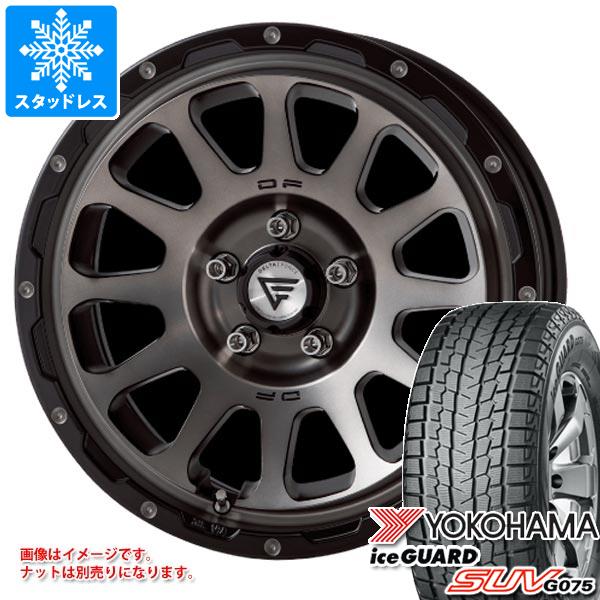 【タイヤ交換対象】トヨタ RAV4 50系用 スタッドレス ヨコハマ アイスガード SUV G075 225/65R17 102T デルタフォース オーバル タイヤホイール4本セット