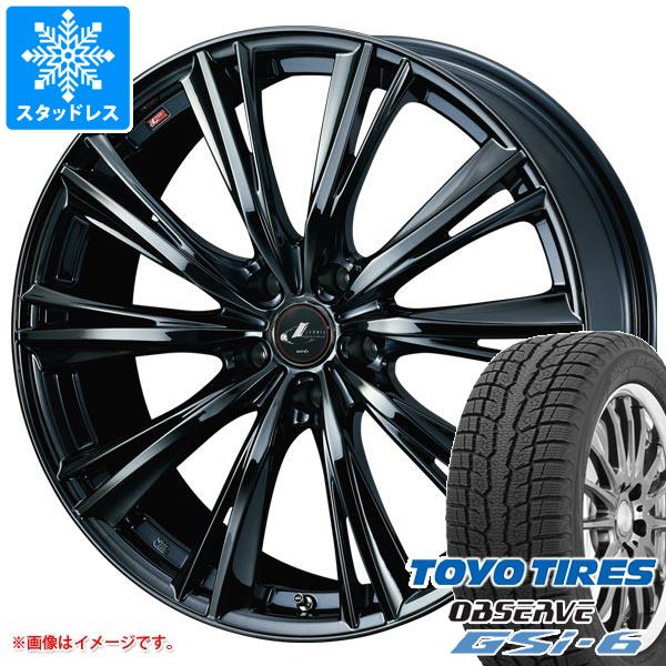 【タイヤ交換対象】スタッドレスタイヤ トーヨー オブザーブ GSi-6 225/65R17 102Q & レオニス WX 7.0-17 タイヤホイール4本セット225/65-17 TOYO OBSERVE GSi-6|タイヤ1番