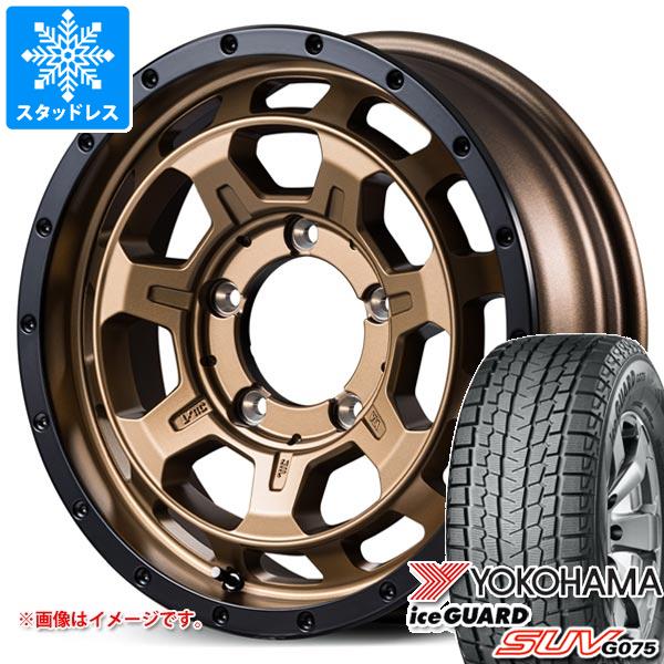 【タイヤ交換対象】スズキ ジムニー用 スタッドレス ヨコハマ アイスガード SUV G075 6.50R16 LT 97/93Q ナイトロパワー M7 ファランクス タイヤホイール4本セット｜タイヤ１番 107,800円