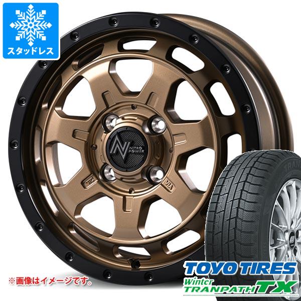 【タイヤ交換対象】スズキ ハスラー用 スタッドレス トーヨー ウィンタートランパス TX 165/60R15 77Q ナイトロパワー M7 ファランクス タイヤホイール4本セット｜タイヤ１番