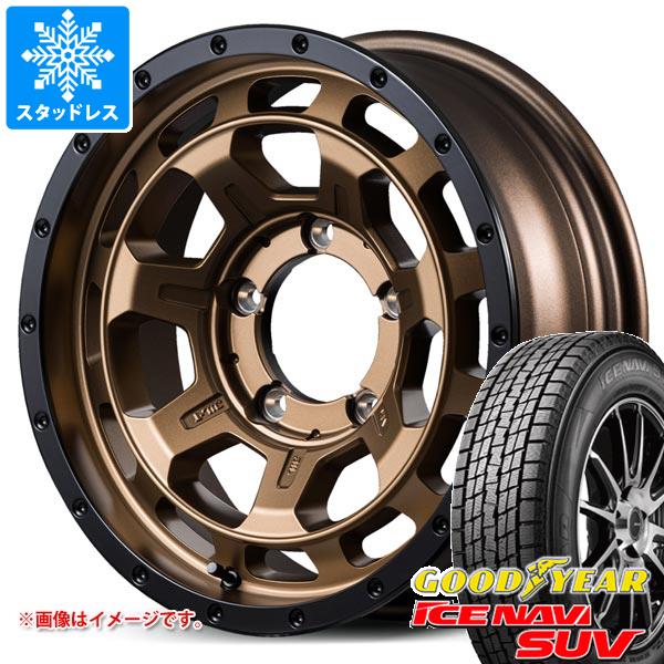 【タイヤ交換対象】スズキ ジムニーノマド JC74W用 スタッドレス グッドイヤー アイスナビ SUV 215/70R16 100Q ナイトロパワー M7 ファランクス タイヤホイール4本セット
