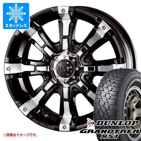【タイヤ交換対象】5本セット ジムニー JB64W用 スタッドレス ダンロップ グラントレック XS1 LT215/70R16 100/97N ホワイトレター クリムソン MG ビースト タイヤホイール5本セット|タイヤ1番