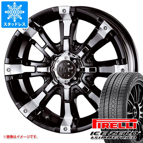【タイヤ交換対象】スタッドレスタイヤ ピレリ アイスゼロアシンメトリコ 215/60R17 96H & クリムソン MG ビースト 7.0-17 タイヤホイール4本セット215/60-17 PIRELLI ICE ZERO ASIMMETRICO|タイヤ1番