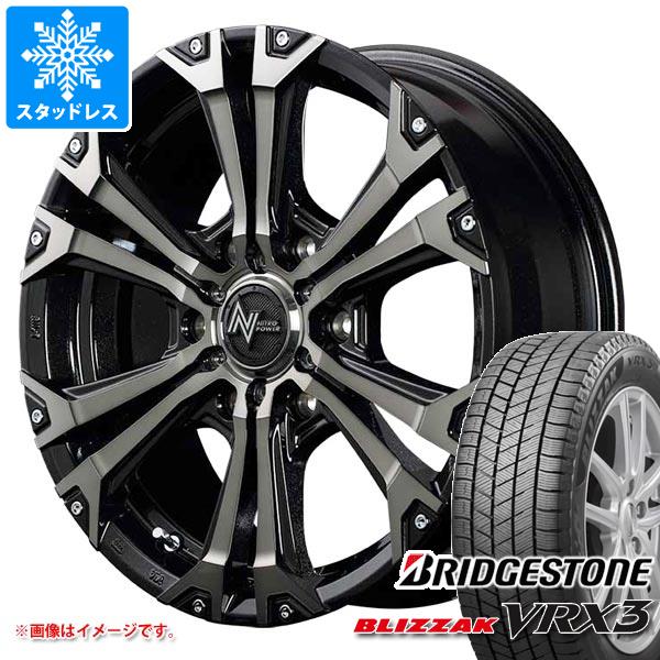 【タイヤ交換対象】トヨタ ハイエース 200系用 スタッドレス ブリヂストン ブリザック VRX3 215/70R16 100Q ナイトロパワー ジャベリン タイヤホイール4本セット 109,230円