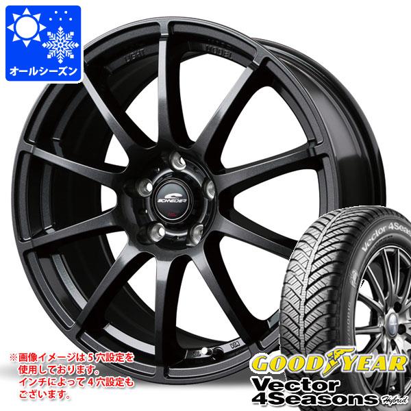【タイヤ交換対象】オールシーズン 205/65R16 95H グッドイヤー ベクター 4シーズンズ ハイブリッド MID ホイールズ スタッグ 6.5-16 タイヤホイール4本セット|タイヤ1番