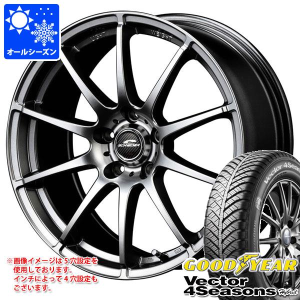 【タイヤ交換対象】オールシーズン 205/65R16 95H グッドイヤー ベクター 4シーズンズ ハイブリッド MID ホイールズ スタッグ 6.5-16 タイヤホイール4本セット|タイヤ1番