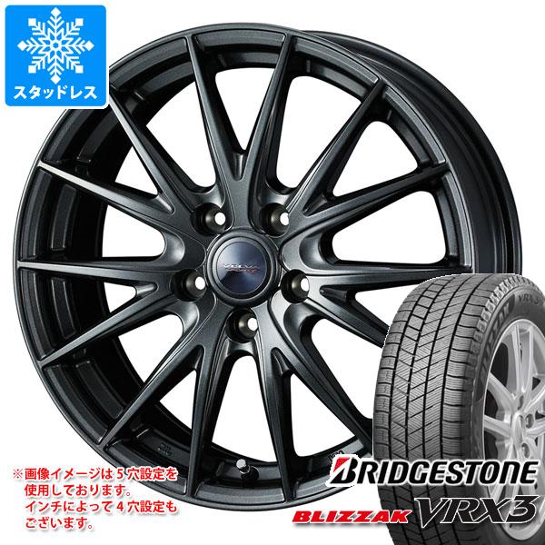 【タイヤ交換対象】スタッドレスタイヤ ブリヂストン ブリザック VRX3 145/70R12 69Q & ヴェルヴァ スポルト2 4.0-12 タイヤホイール4本セット145/70-12 BRIDGESTONE BLIZZAK VRX3|タイヤ1番