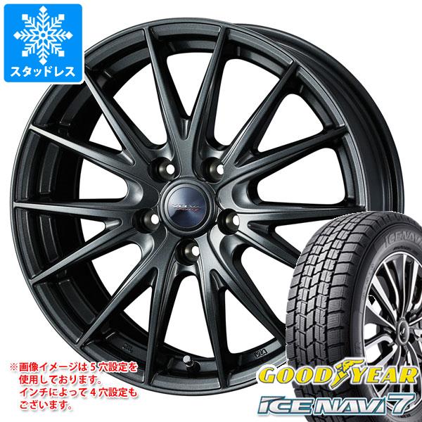 【タイヤ交換対象】2026年製 スタッドレスタイヤ グッドイヤー アイスナビ7 195/60R16 89Q & ヴェルヴァ スポルト2 6.5-16 タイヤホイール4本セット195/60-16 GOODYEAR ICE NAVI 7|タイヤ1番