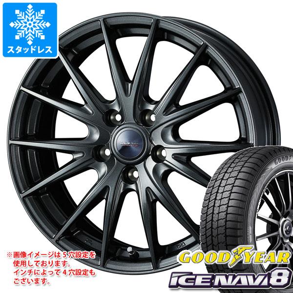 【タイヤ交換対象】トヨタ 40系アルファード用 スタッドレス グッドイヤー アイスナビ8 225/55R19 99Q ヴェルヴァ スポルト2 タイヤホイール4本セット 108,750円