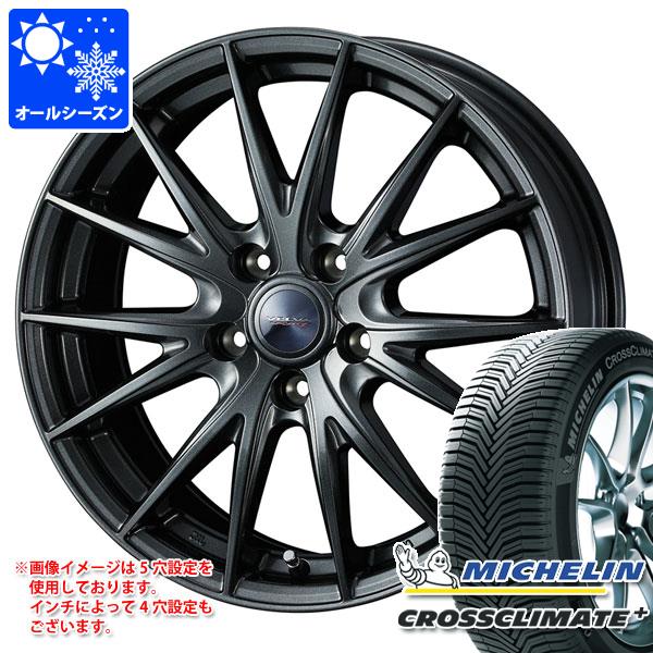【タイヤ交換対象】オールシーズン 225/50R17 98W XL ミシュラン クロスクライメートプラス ランフラット ヴェルヴァ スポルト2 7.0-17 タイヤホイール4本セット｜タイヤ１番