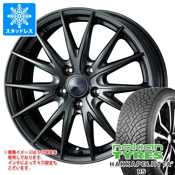 【タイヤ交換対象】BYD ドルフィン ロングレンジ EM2系用 スタッドレス ノキアン ハッカペリッタ R5 205/55R16 94R XL ヴェルヴァ スポルト2 タイヤホイール4本セット|タイヤ1番