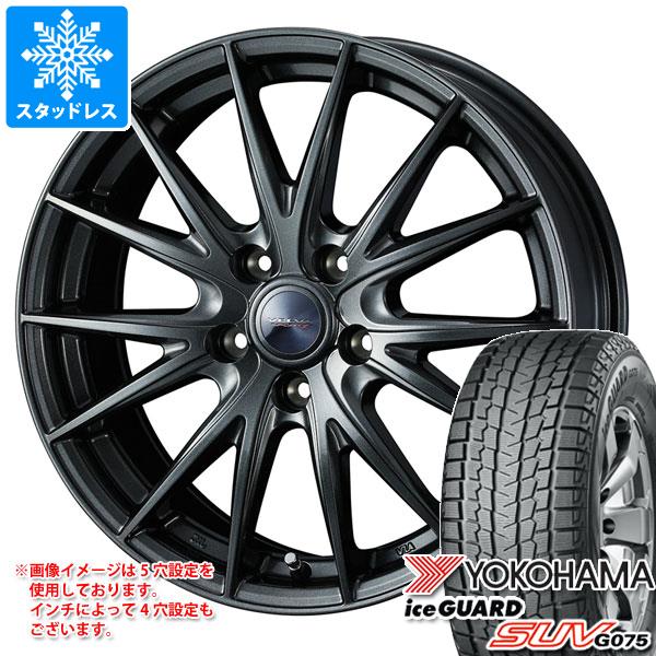 【タイヤ交換対象】レクサス RX A10/H10系用 スタッドレス ヨコハマ アイスガード SUV G075 235/65R18 106Q ヴェルヴァ スポルト2 タイヤホイール4本セット