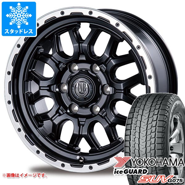 【タイヤ交換対象】トヨタ ハイエース 200系用 スタッドレス ヨコハマ アイスガード SUV G075 195/80R15 107/105L LT インターミラノ マッドバーン XR-800M タイヤホイール4本セット 81,290円