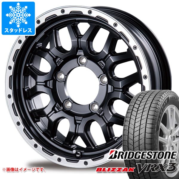 【タイヤ交換対象】5本セット スズキ ジムニーシエラ JB74W用 スタッドレス ブリヂストン ブリザック VRX3 215/70R16 100Q インターミラノ マッドバーン XR-800M タイヤホイール5本セット