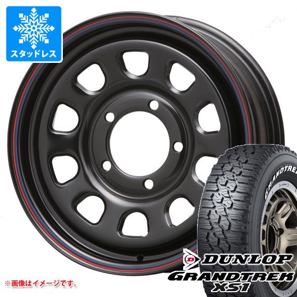【タイヤ交換対象】5本セット ジムニー用 スタッドレス ダンロップ グラントレック XS1 185/85R16 105/103L LT ホワイトレター MLJ デイトナ SS タイヤホイール5本セット｜タイヤ１番 92,951円