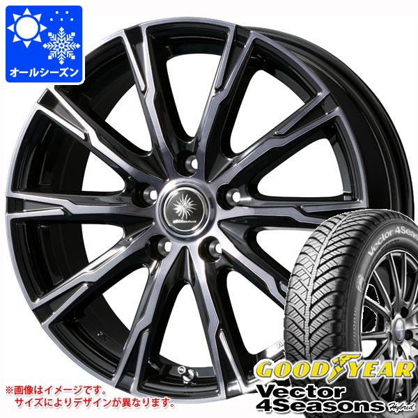 【タイヤ交換対象】オールシーズン 175/65R14 82H グッドイヤー ベクター 4シーズンズ ハイブリッド ディルーチェ DX10 5.5-14 タイヤホイール4本セット