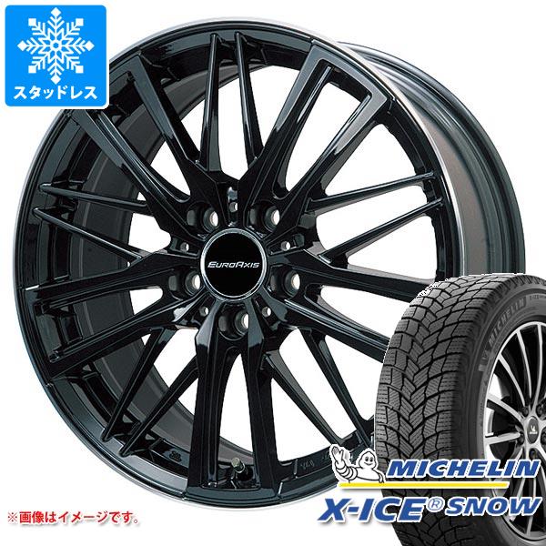 【タイヤ交換対象】VW ゴルフ7用 スタッドレス ミシュラン エックスアイススノー 205/55R16 94H XL ユーロアクシス ガヤ W5 タイヤホイール4本セット 102,575円
