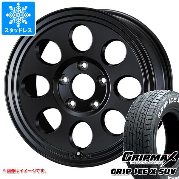 【タイヤ交換対象】デリカD5用 スタッドレス グリップマックス グリップアイスエックス SUV 225/70R16 103Q ホワイトレター ジムライン タイプ2 タイヤホイール4本セット｜タイヤ１番