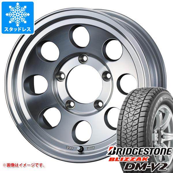 【タイヤ交換対象】5本セット スズキ ジムニーノマド JC74W用 スタッドレス ブリヂストン ブリザック DM-V2 195/80R15 96Q ジムライン タイプ2 タイヤホイール5本セット 106,625円